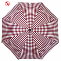 Parapluie de golf à ouverture automatique YS-7075 Fourniture d'usine 8K Tissu à carreaux en fibre de verre coupe-vent Parapluie droit de grande taille de haute qualité