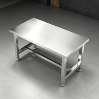 Table de travail antistatique industrielle pour laboratoire CDC hospitalier, avec structure en acier inoxydable, sécurisée ESD