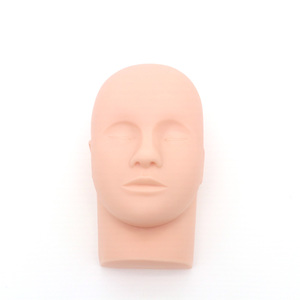 Tête de mannequin en silicone pour la pratique des faux cils, modèle pour la formation des débutants en extension de cils - Product Image 6