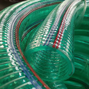 Tuyau spiralé flexible en <span class=keywords><strong>PVC</strong></span> <span class=keywords><strong>renforcé</strong></span> de fil d'acier à haute résistance - Product Image 1