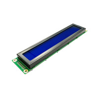 Modul LCD BIRU STN Transmisif 20 Karakter 2 Baris Antarmuka 8-bit Modul Tampilan Lampu Latar Putih Samping