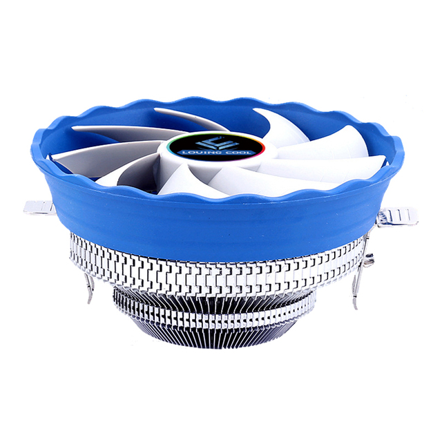 LovingCool Air CPU COOLE UFO 3Pin PC Case Fan Cooling Gaming Computer for AMD AM 3/4 INTEL LGA775/1155/1156/1366/1200/1700/2011