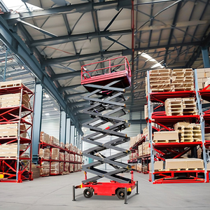 2025 Xây Dựng Mới tự hành giàn giáo điện nâng 4/6/8/10M cắt kéo theo dõi với tải trọng 500kg cho khách sạn - Product Image 4