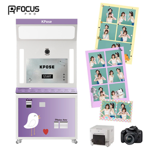 ตู้บูธถ่ายภาพด้วยตนเองเครื่องบูธพิมพ์ลายแบบทันทีสนับสนุนการเข้าชมโรงงาน - Product Image 4