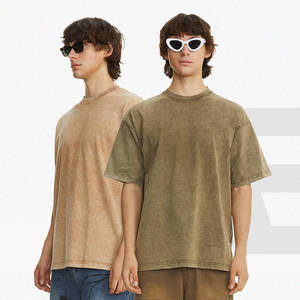 MT2629 Fabricant de vêtements <span class=keywords><strong>pour</strong></span> hommes, T-shirts vierges personnalisés <span class=keywords><strong>en</strong></span> coton 100% de 260 grammes, imprimés <span class=keywords><strong>wax</strong></span> et délavés à l'acide <span class=keywords><strong>pour</strong></span> hommes - Product Image 3