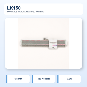 Machine à tricoter manuelle à lit plat 3.9G LK150, 6.5mm, 150 aiguilles, pour projets de tricot et échantillons en studio à domicile - Vente en gros - Product Image 3