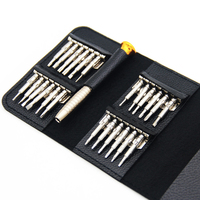 Mini jeu d'outils de réparation pour lunettes, téléphone portable de poche 25 en 1, caméra ordinateur portable, PC portable, Mini tournevis, kit d'outils de réparation pour PC