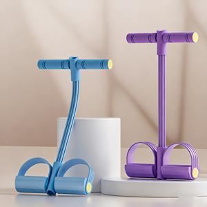 Banda de Resistencia de Pedales Duradera de 4 y 6 Tubos, Cuerda Elástica de Alta Resistencia para Entrenamiento Abdominal y de Piernas en Casa - Product Image 2