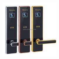 Tarjeta de llave inteligente Rfid para hotel, sistema de bloqueo de puerta de hotel, cerradura de puerta de habitación de hotel con sistema de software de gestión