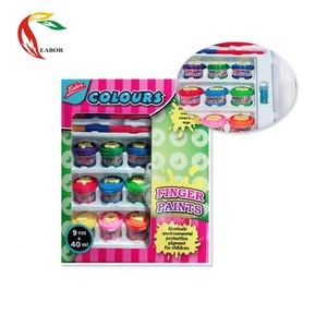 ชุดสีเพ้นท์สีสำหรับอาบน้ำเด็กทารกขนาด40มล. <span class=keywords><strong>ป</strong></span>ลอดภัยเกรดอาหาร - Product Image 3