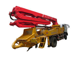 2022 حار بيع شاحنة مضخة الإسمنت شنت/مقطورة خط ملموسة مضخة ML-30 بناء مشروع - Product Image 5