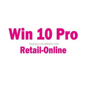 Chave Win 10 Pro 100% ativação online 1 PC Chave Win 10 Pro Digital enviada pela página de bate-papo Ali