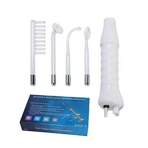 Acne Spot Remover Pele Cuidados com os cabelos High Frequency Electroterapia Facial Beauty Machine 4 em 1 High Frequency Facial Wand