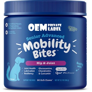 Integratore alimentare per cani morbido mastica condroitina anca glucosamina curcumina OptiMSM acido ialuronico vitamine per cani masticabili nutrizione per animali domestici - Product Image 6