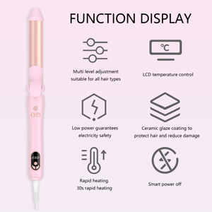 Automatisch rotierende lange Reise größe Selbst rotation Farbe Haar Waver Lockens tab Splinng Lockens tab Set für kurzes Haar - Product Image 3