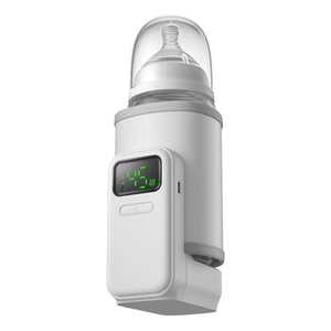 Calentador de Biberones Portátil USB Recargable con Pantalla Digital 37-55 ° Control de temperatura C, cuerpo de plástico, color blanco - Product Image 4
