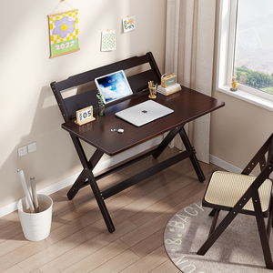Escritorio plegable simple, mesita de noche, mesa de trabajo interior, escritorio de ordenador de altura ajustable - Product Image 4