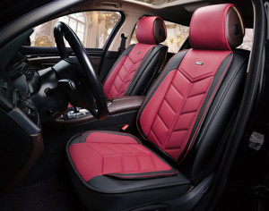 Cuscino sedile in pelle set completo per auto customizzato coprisedile auto universale 3D coprisedile auto - Product Image 6