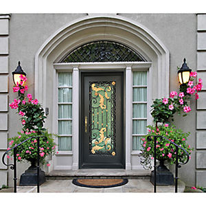 ประตูเหล็กคู่หน้าประตูบ้านฝรั่งเศสทำมือออกแบบได้ตามต้องการ<span class=keywords><strong>ราคา</strong></span>โรงงานโดยตรงมีบริการออกแบบฟรี - Product Image 6