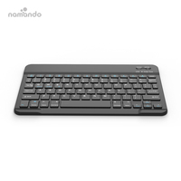 Rechargeable Keyboard Wireless Keyboard with Silicone Raised Protective Cover Slim Quiet Keyboard for Long Nail Women