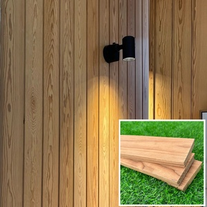 Fabrik direkt Großhandel natürliche Massiv Eschenholz Wand verkleidung Thermo holz Formaldehyd frei Holz Hartholz - Product Image 1