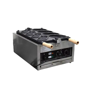 Machine à gaufres en acier inoxydable électrique commerciale en forme de <span class=keywords><strong>crocs</strong></span>, antiadhésive, machine à grignoter, contrôle du bouton de température, 220V, haute puissance - Product Image 2