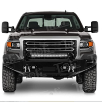Hot Selling Auto Accessories Heavy Duty Power Coated Black Steel Bull Bar Front Bumper for Ram1500 2500