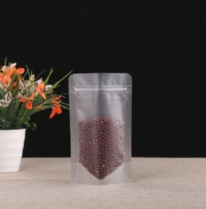 Clear Recyclable Reusable Zip Lock Stand up <b>Pouch</b> PE Gravure Printing Customizable Packaging for Snacks Canned Food Pet Food - Product Image 2