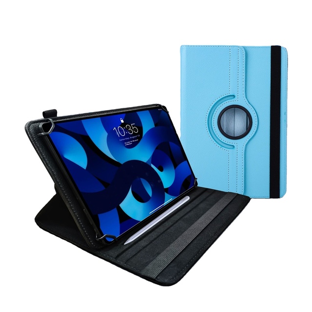 360 Degree Rotating Universal Tablet Case Protective Acrylic Leather Material Compatible iPad Pro 11 iPad Air Mini 7/6 Tablets