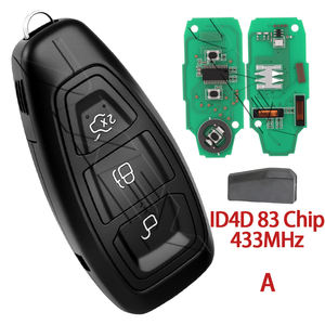 Telecomando Chiave Auto per <span class=keywords><strong>Ford</strong></span> Kuga Focus Fiesta Grand B-Max C-Max Mondeo, <span class=keywords><strong>Chip</strong></span> 4D ID49, Lama Chiave Grezza, Chiave Auto Intelligente a 3 Pulsanti - Product Image 5