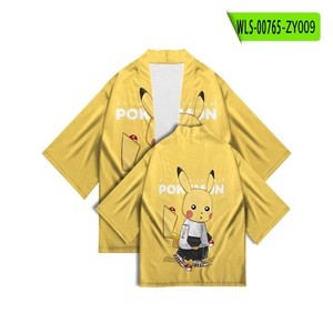 T-shirt COS Poke-moned Carp <span class=keywords><strong>Wang</strong></span> <span class=keywords><strong>Yu</strong></span> Weaving Anime Baokemeng, Veste ample tendance pour adolescent, Kimono, Pantalon de plage - Product Image 5