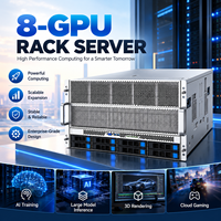 Plateforme de calcul IA à 8 GPU AMD EPYC 9004/9005 pour la simulation robotique et le SLAM
