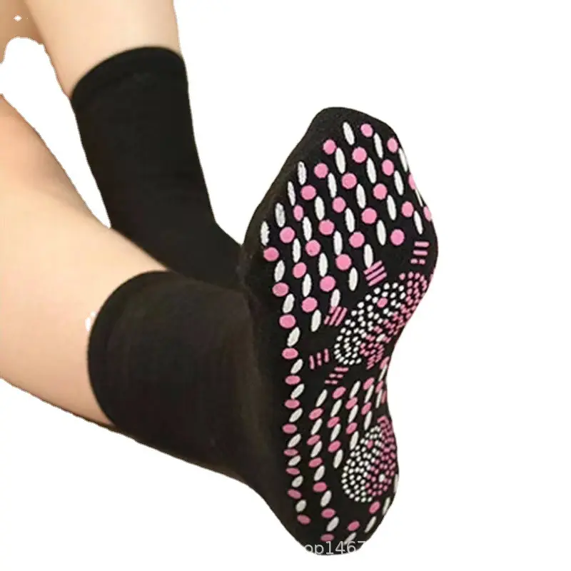 Anti-Freezing Self-heating Magnetic Therapy Massage Heated Warm Socks Tourmaline Health Self Heating Socks for Men Women