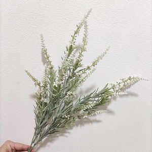 2023トレンドアイテム造花高品質装飾花フェイク5枝ロングステムラベンダーフラワー - Product Image 3
