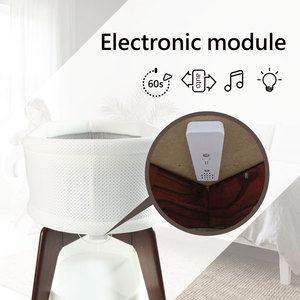 Low Price Auto Gliding Baby <b>Cot</b> For Bedroom Anti-Suffocation Breathable Water Proof Auto Glide Bassinet Electric Bassinet - Product Image 3