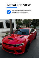 Capot de moteur en fibre de carbone pour Dodge Charger 2015-2023, style Redeye, capot en fibre de carbone pour Dodge Charger