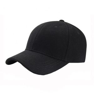 Casquette de sport unisexe en laine d'hiver avec logo personnalisé, casquette de baseball épaisse et chaude pour homme, couleur unie, anti-froid, casquettes de sport pour femme - Product Image 2