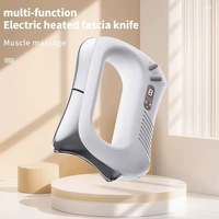 Outil de massage électrique multifonctionnel réglable avec chaleur et vibrations, outil de couteau à fascia, outil de massage corporel Gua Sha