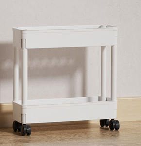 Estante de almacenamiento móvil multicapa para el hogar, venta al por mayor - Product Image 2