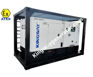 200KVA ATEX 3 चरण जोन 2 विस्फोट के सबूत DNV जीएल 2.7-1 के साथ डीजल जनरेटर सेट उठाने फ्रेम अपतटीय मंच