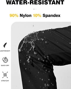 TBMPOY femmes décontracté mi <span class=keywords><strong>randonnée</strong></span> Cargo <span class=keywords><strong>pantalon</strong></span> léger velours côtelé résistant à l'eau séchage rapide 6 poches pour la pêche voyage travail - Product Image 5