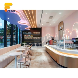 Vetrina Espositiva per Pasticceria in Legno e Vetro, Design di Lusso per Caffetterie, Bancone di Servizio per Dessert, Layout per Negozi di Marca - Product Image 6