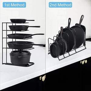 <span class=keywords><strong>Toplife</strong></span> Heavy Duty Pan Organizer 5 Tier Pot et Pan Organisateur Rack - Product Image 5