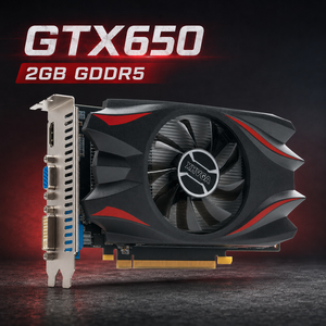 ใหม่ <span class=keywords><strong>GTX650</strong></span> 2GB GDDR5 128 บิตพัดลมระบายความร้อนสำหรับเดสก์ท็อปกราฟิกการ์ดสำหรับ DVI VGA GAMING PC อะไหล่ - Product Image 4