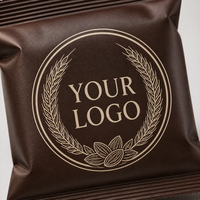 Pochettes personnalisées avec logo pour chips et snacks croustillants, idéales pour l'emballage de snacks en vrac pour la vente au détail.