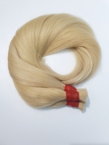 2022 US Standard <b>Wig</b> High Quality Handmade Blonde Remy Virgin Raw Vietnamese Human Hair Extensions Dyed Natural Style <b>Braiding</b> - Product Image 5