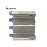 Cartucho de tóner de color para impresora láser compatible 44844616 44844615 44844614 44844613 usado para OKI C822
