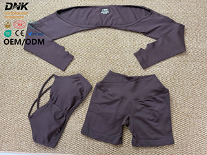 LVD128 Quick Drying Breathable Women Yoga Set Skin-friendly Comfortable Sports Fitness Yoga Wear for Gym