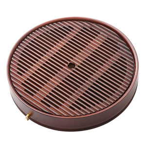 Wholesale <b>round</b> tea tray, household drainage and water storage <b>small</b> tea <b>table</b>, drainable dry brewing tea <b>table</b>, bamboo, for - Product Image 2