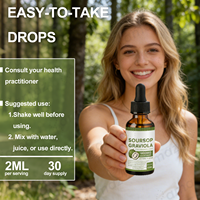 Amaz Meilleures ventes : Gouttes amères de Graviola (Soursop) multivitaminées, boisson immunitaire, suppléments à base de plantes biologiques, Gouttes liquides de Graviola (Soursop)
